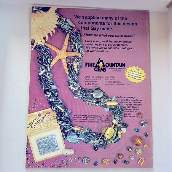 BEADWORK MAGAZINE 2 ISSUES YEAR 2000 - Picture 3 of 9